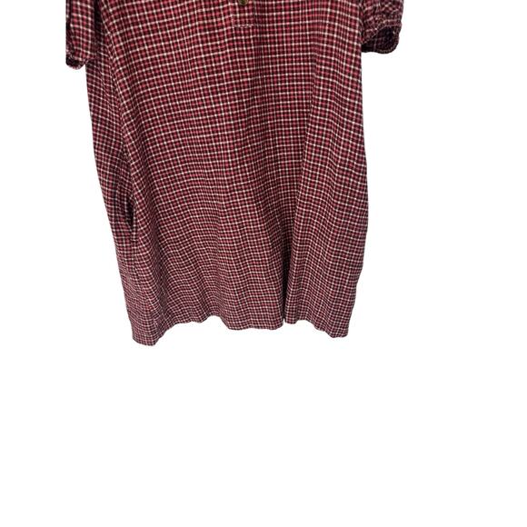 J.Crew‎ Pink Brushed Flannel Heritage Plaid Goblincore Popover Dress Small - Picture 4 of 12
